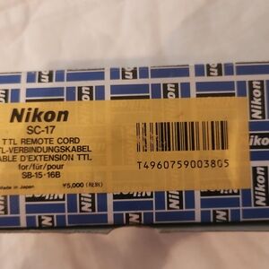 Nikon Sc-17 Sc17 TTL Remote